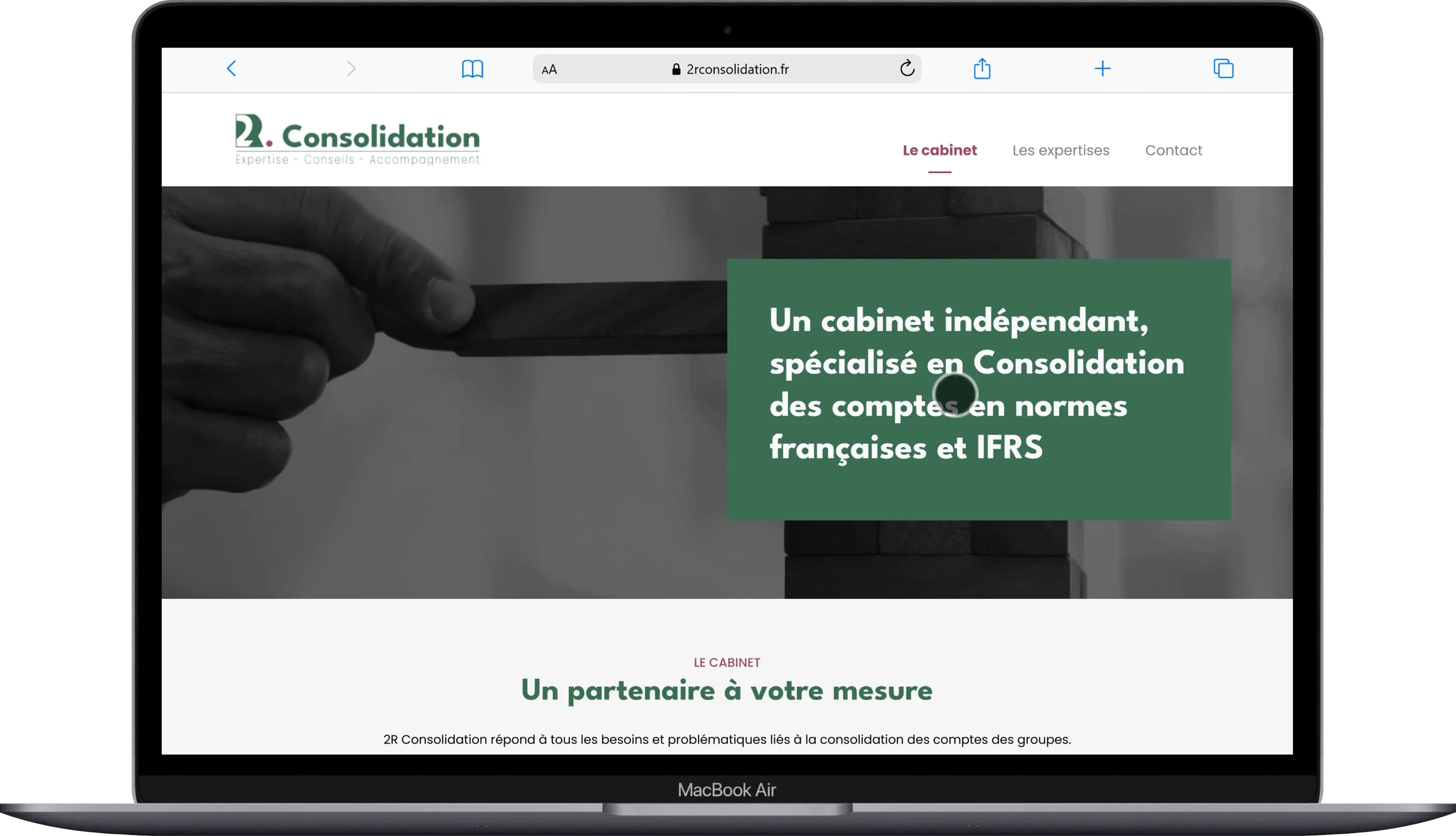 Site vitrine 2r Consolidation