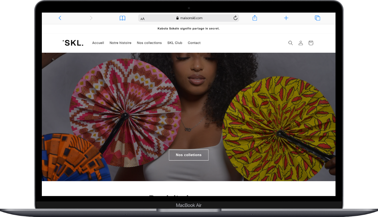 Macbook Air maisonskl.com agence web wordpress