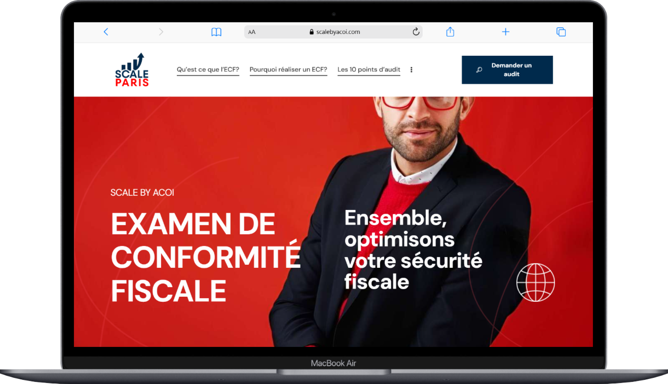 Macbook Air scalebyacoi.com agence web wordpress